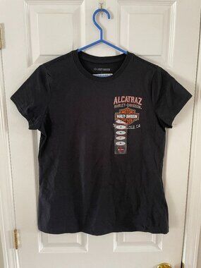 Vintage Harley Davidson Alcatraz T-shirt NEW W/ TAGS Women's Medium